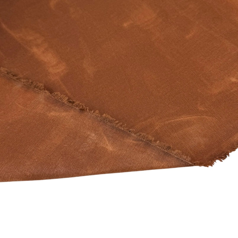 Waxed Cotton Canvas 10oz Beeswax - Cinnamon