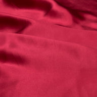 Mulberry Silk Charmeuse Satin - Ruby Red