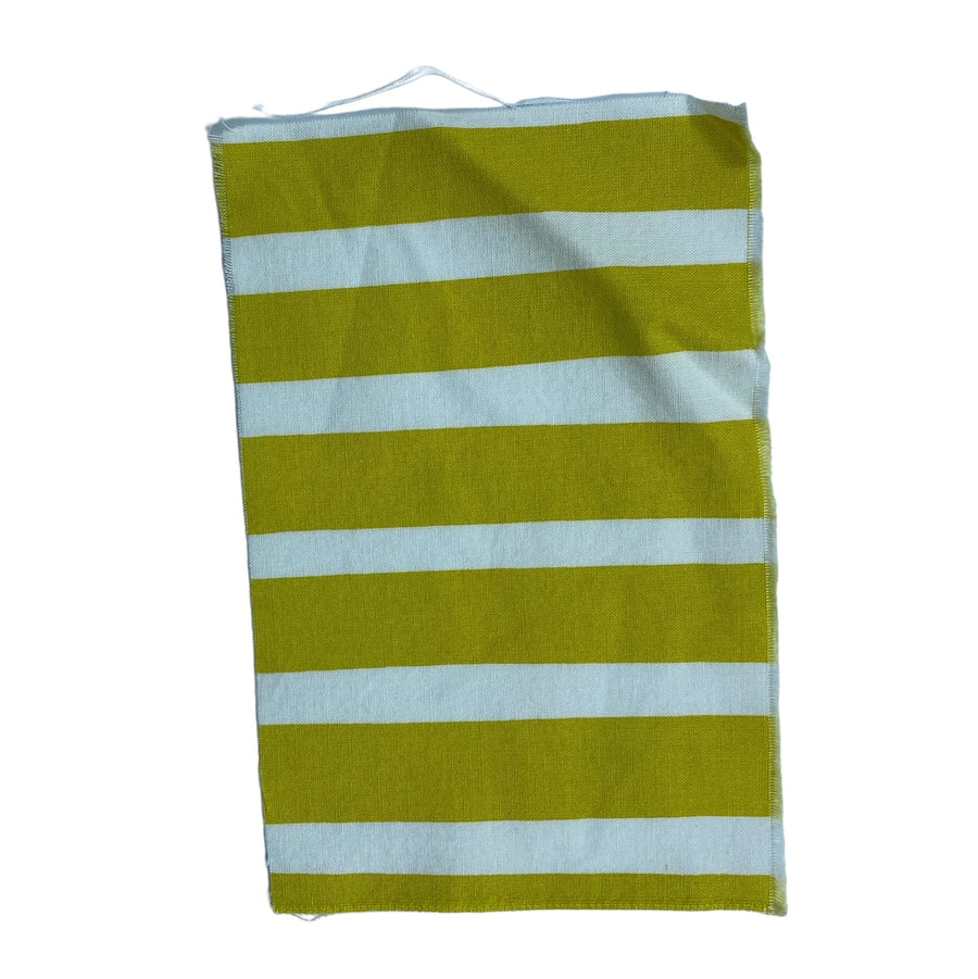 Printed Cotton - Striped / Yellow - Remnant