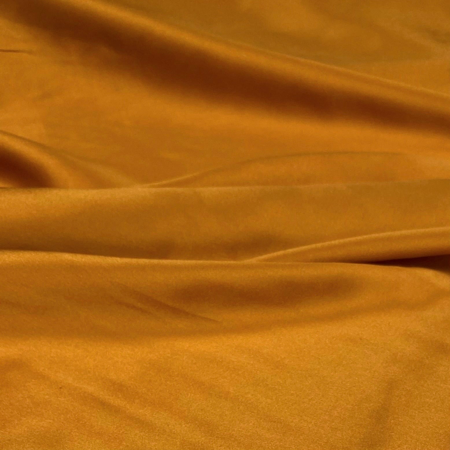 Mulberry Silk Charmeuse Satin - Bronze Gold