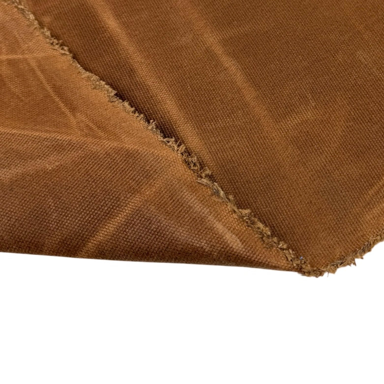 Waxed Cotton Canvas 17oz Beeswax - Cork
