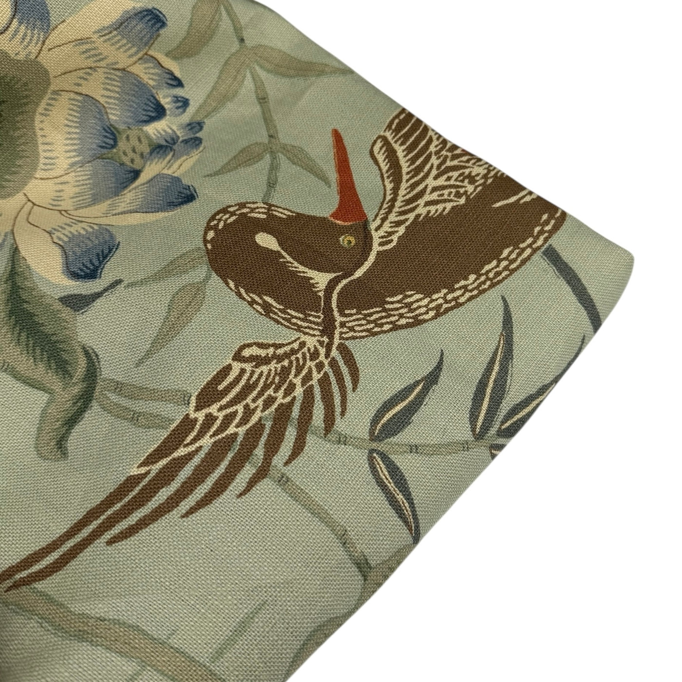 Lotus Garden Printed Linen - Schumacher
