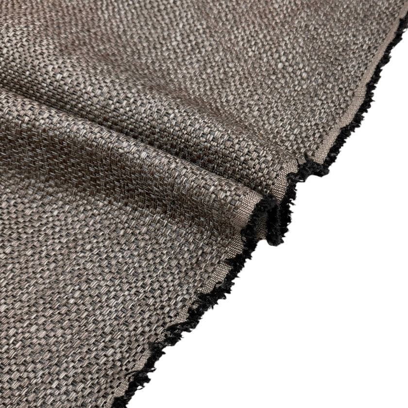Woven Upholstery Remnant - Taupe/Grey