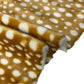 Luxury Faux Fur - Spotted - Remnant- Copper/White