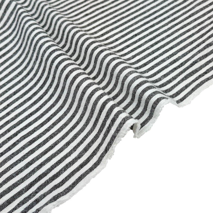 Striped Organic Cotton - Black/White
