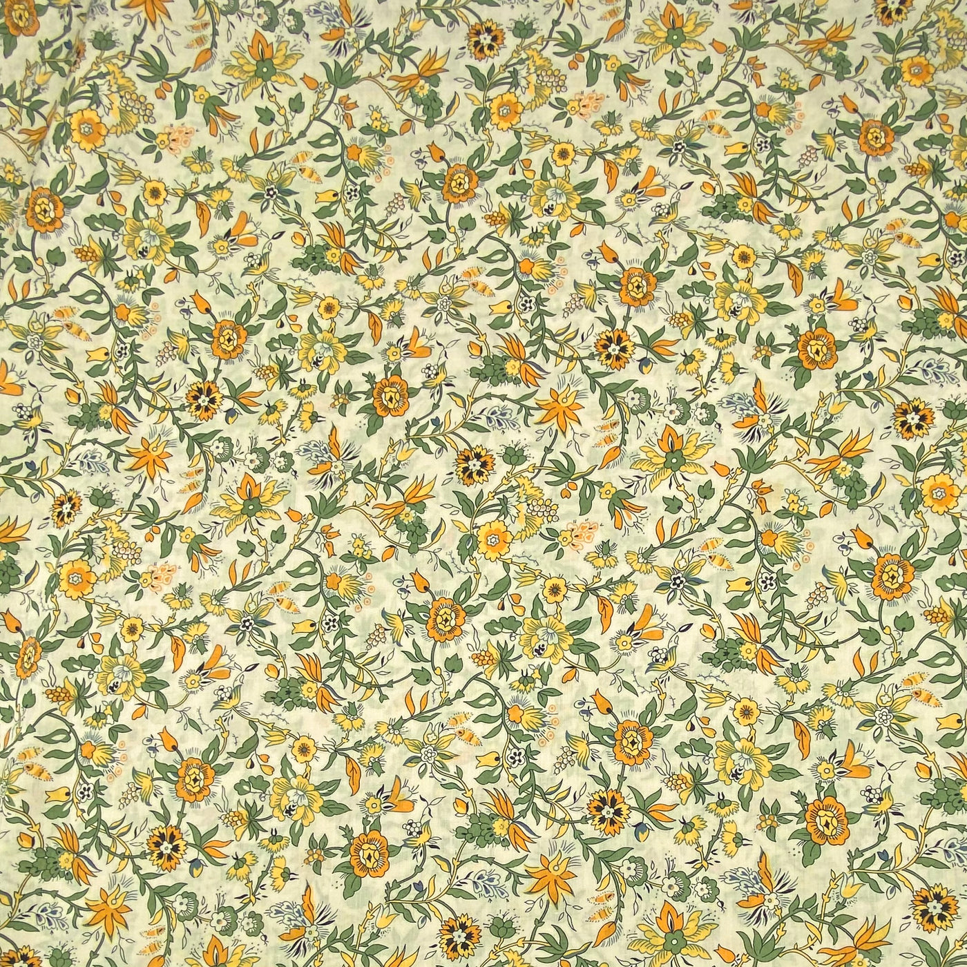 Liberty Printed Tana Lawn Cotton - Floral - Yellow/Green