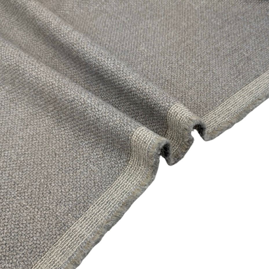 Woven Upholstery Remnant - Taupe/Grey
