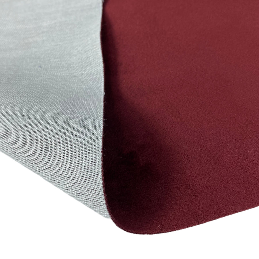 Velvet Upholstery - Designer Remnant - Burgundy