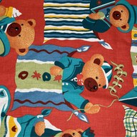 Teddies ’Prestigious’ Printed Cotton - Andrés Moss - 56”