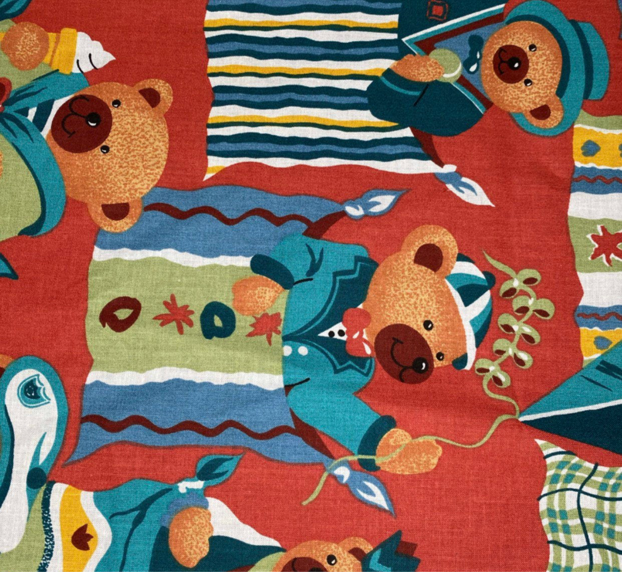 Teddies ’Prestigious’ Printed Cotton - Andrés Moss - 56”