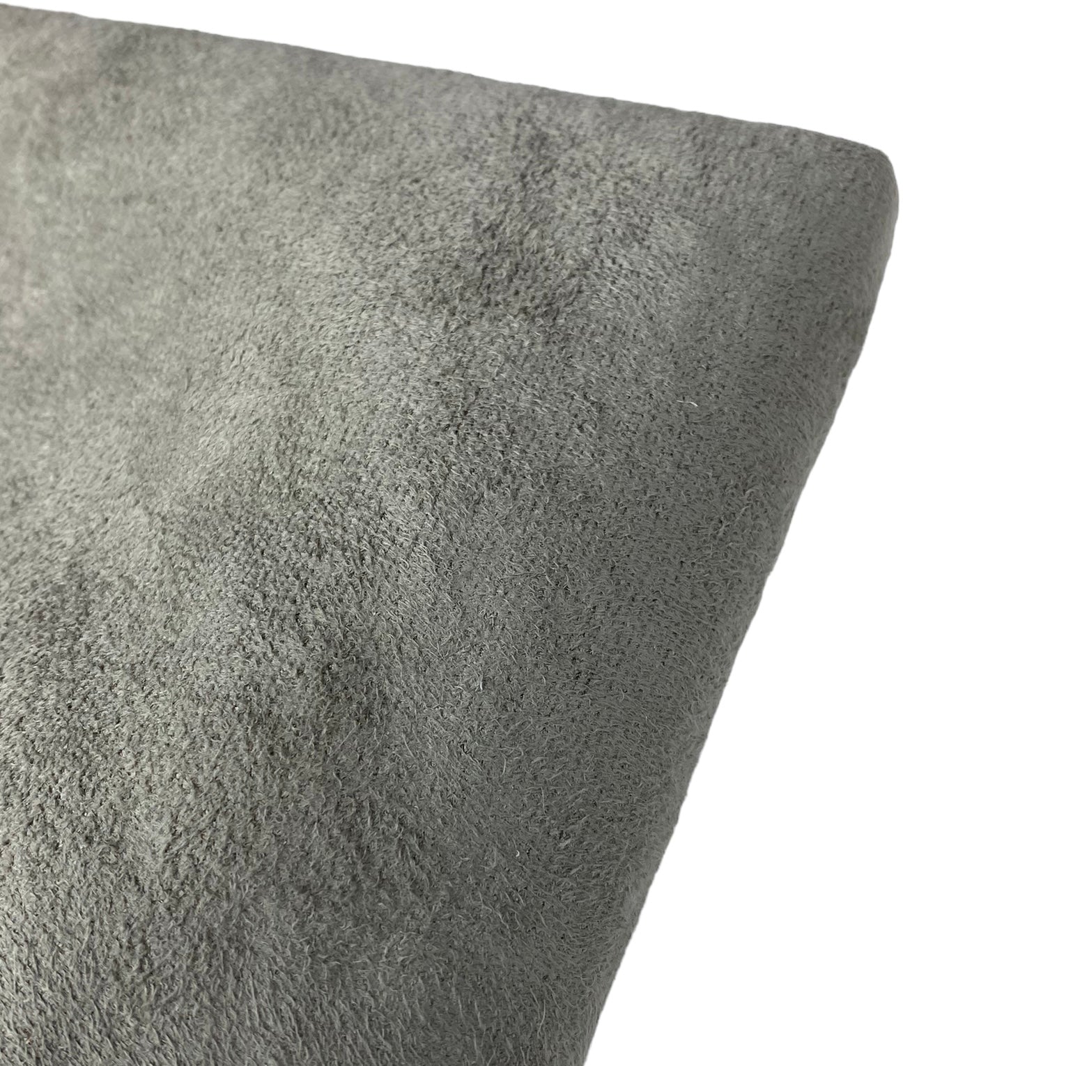 Double Face Boucle/Faux Suede Upholstery Designer Remnant  - Grey