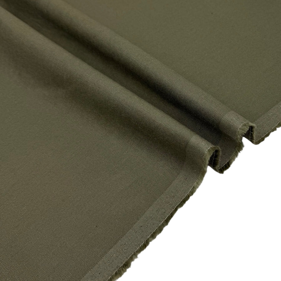 Medium Weight Stretch Linen Blend 6oz - Olive