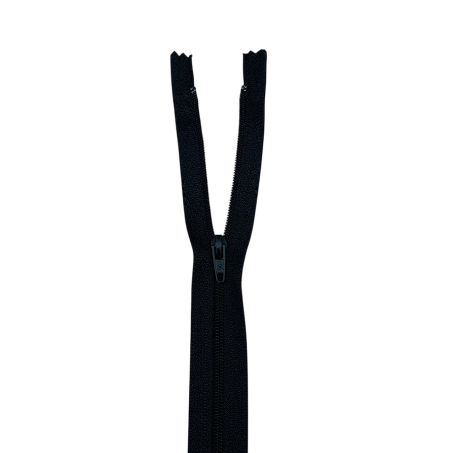 Closed-End Nylon Coil 33” Zipper - Black