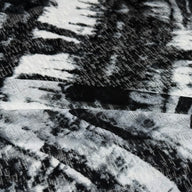 Abstract Printed Stretch Knit - Black/White