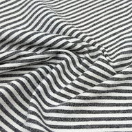 Striped Organic Cotton - Black/White
