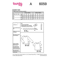 Burda Easy 6059 - Shirt Sewing Pattern