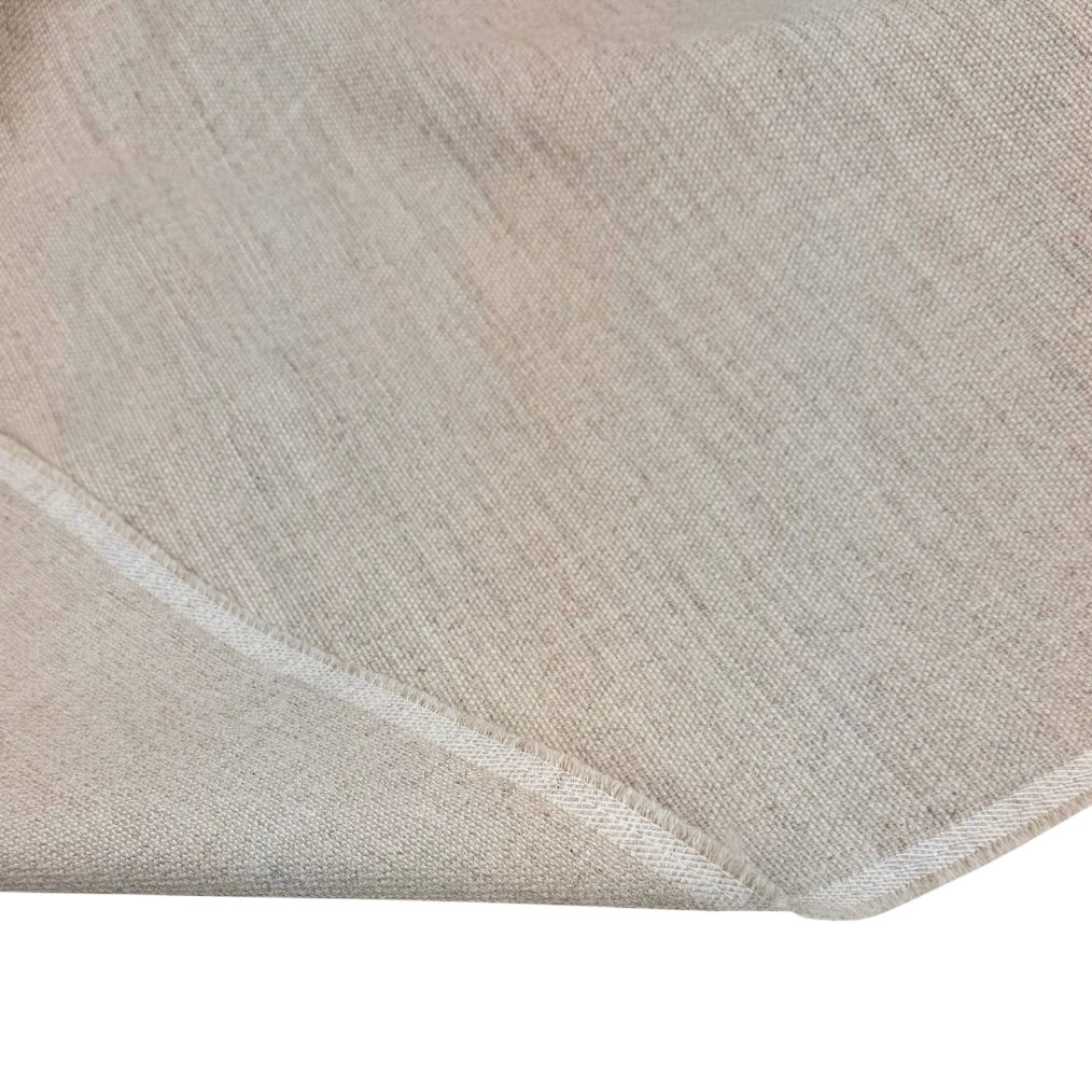 Woven Upholstery Remnant - Heathered Beige