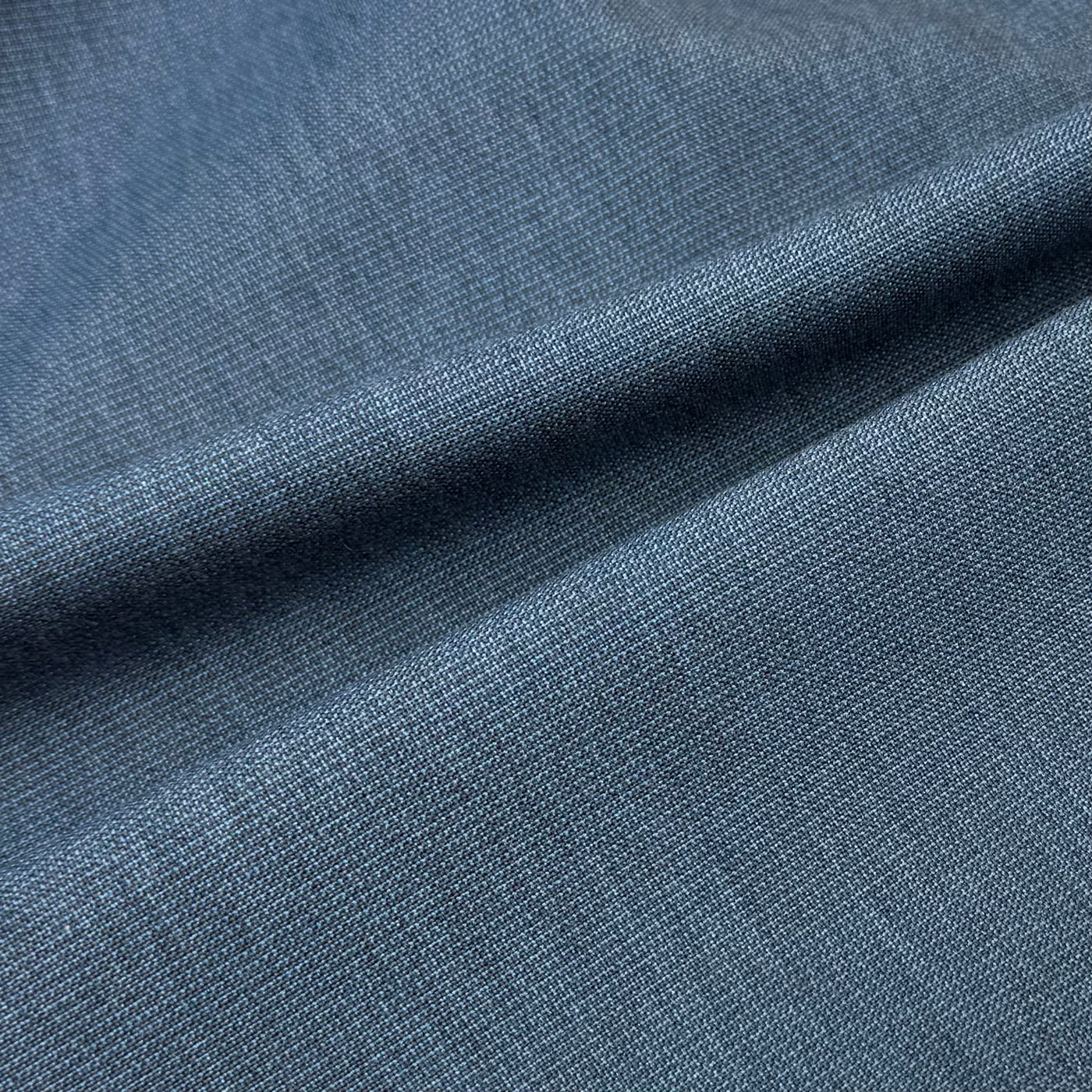 Woven Upholstery Remnant - Blue/Grey