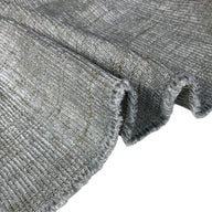 Chenille Upholstery Designer Remnant  - Grey/Beige