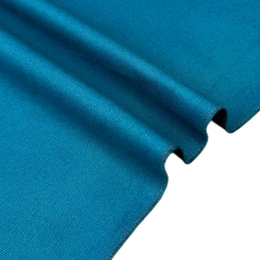 Deep Turquoise 9 oz cotton canvas fabric close-up