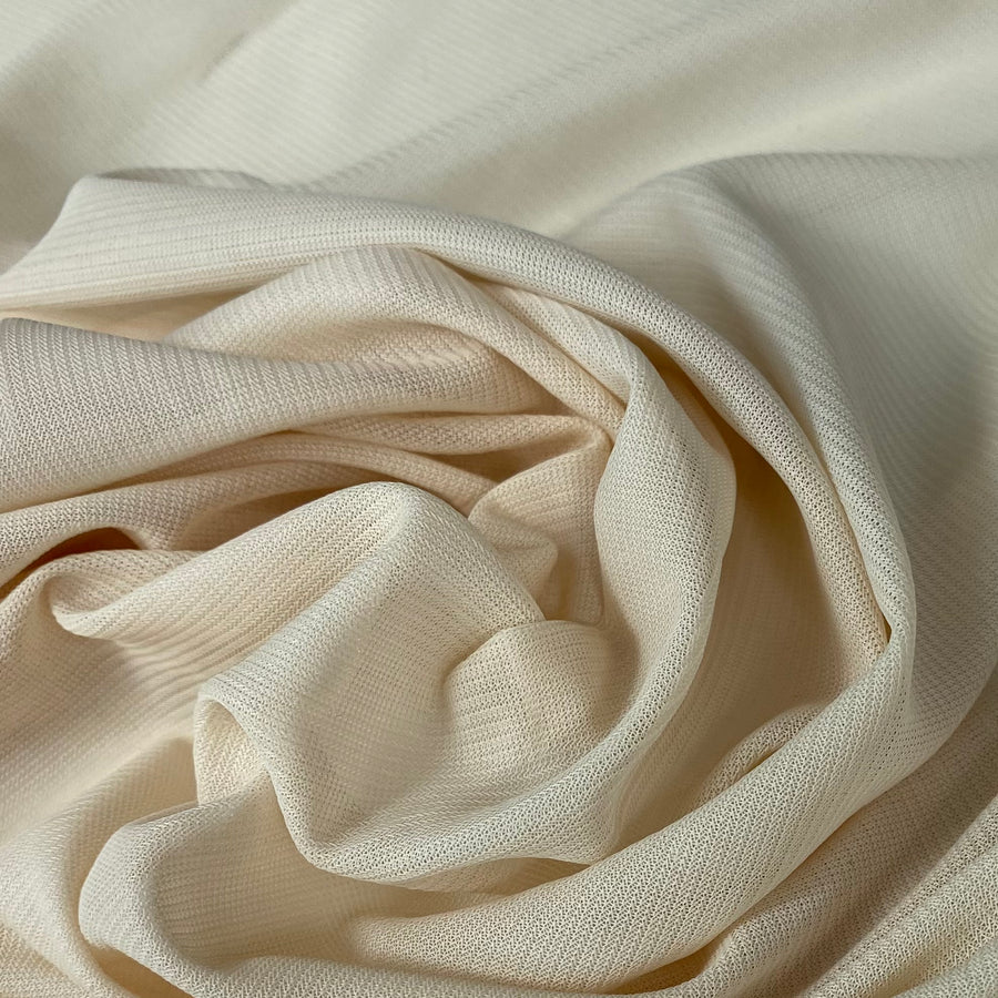Tricot Knit Lining - Bone