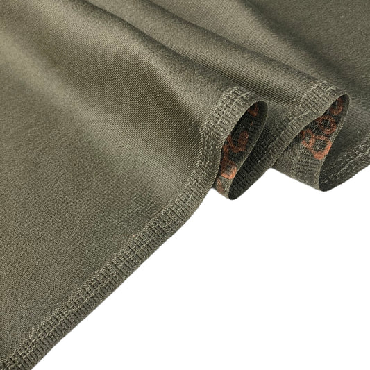 Wool Twill Suiting - Remnant - Army Green