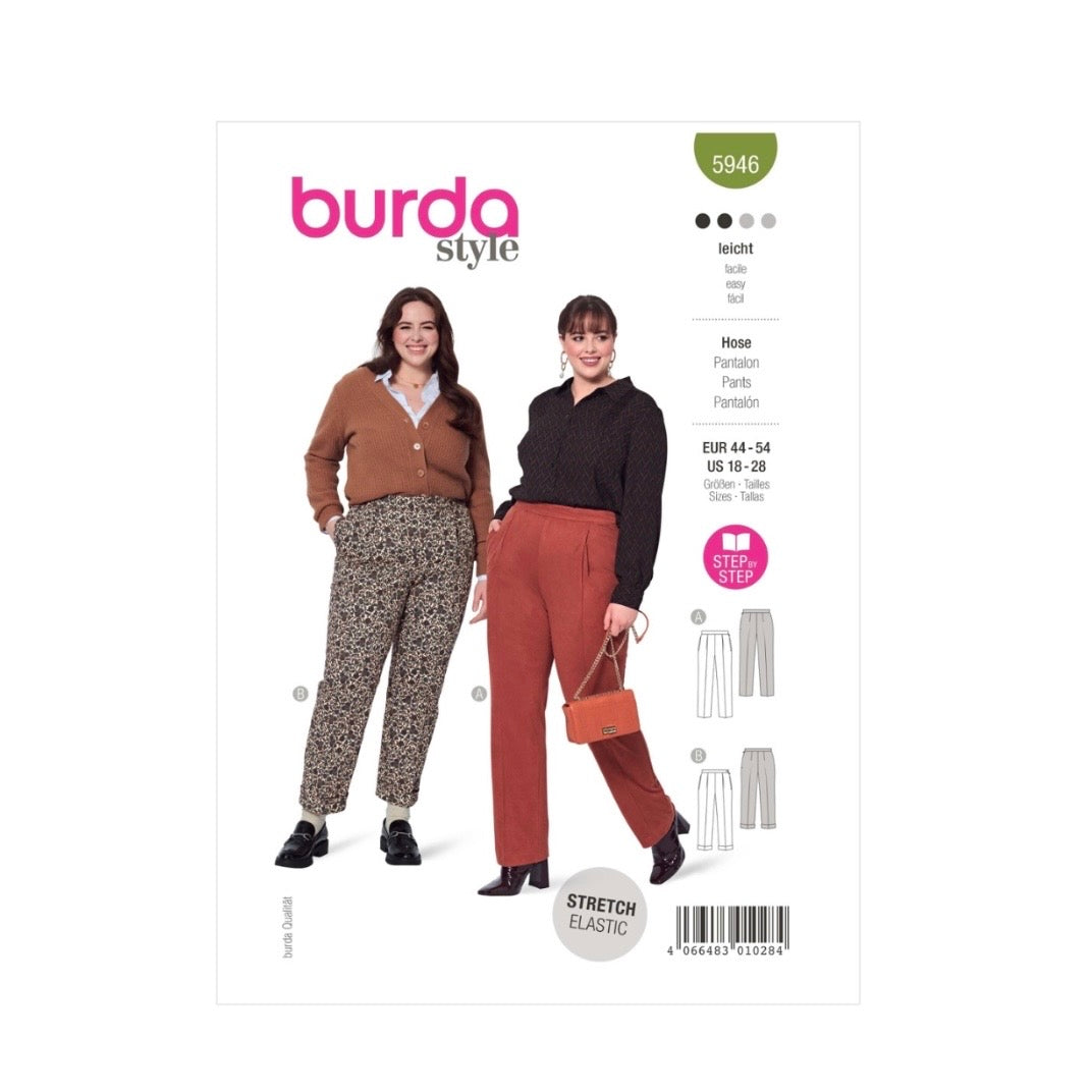 Burda Style 5946 - Pants Sewing Pattern