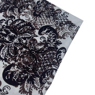 Lightweight Printed Cotton - White/Brown
