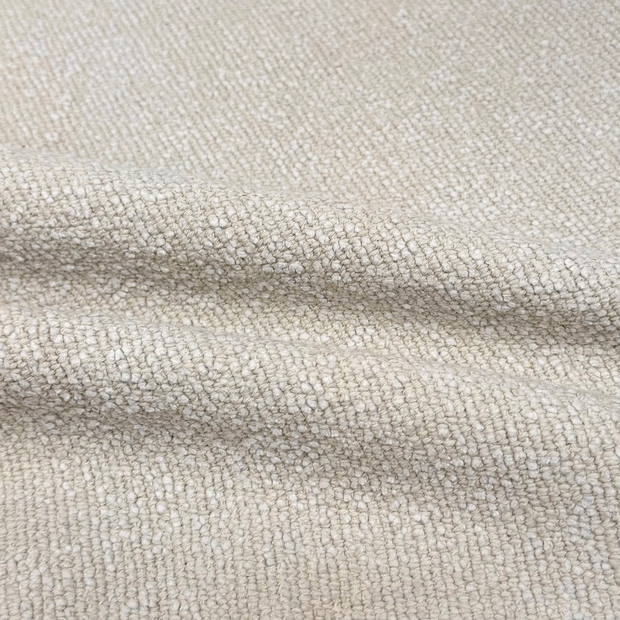 Boucle Cotton Upholstery Remnant  - Beige
