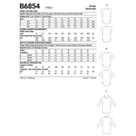 Butterick B6854 Top and Tunic by Palmer/Pletsch Sewing Pattern