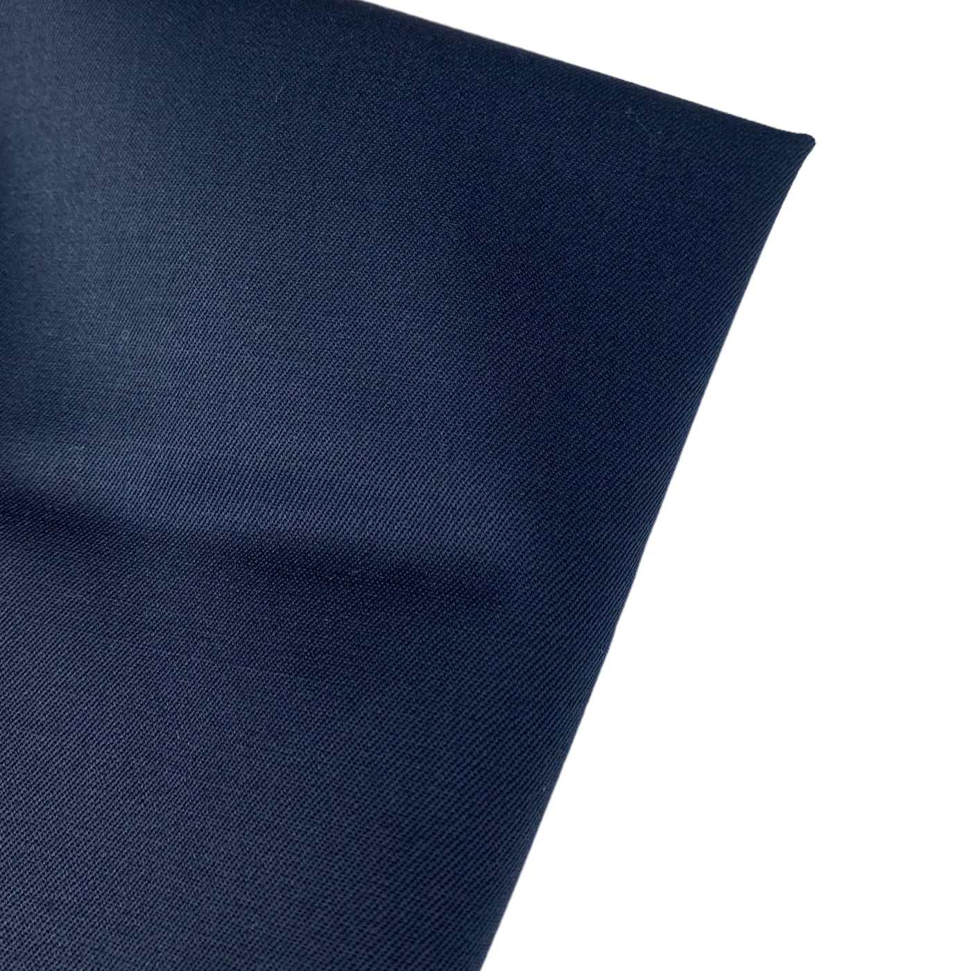 Wool Twill Suiting - Remnant - Navy Blue