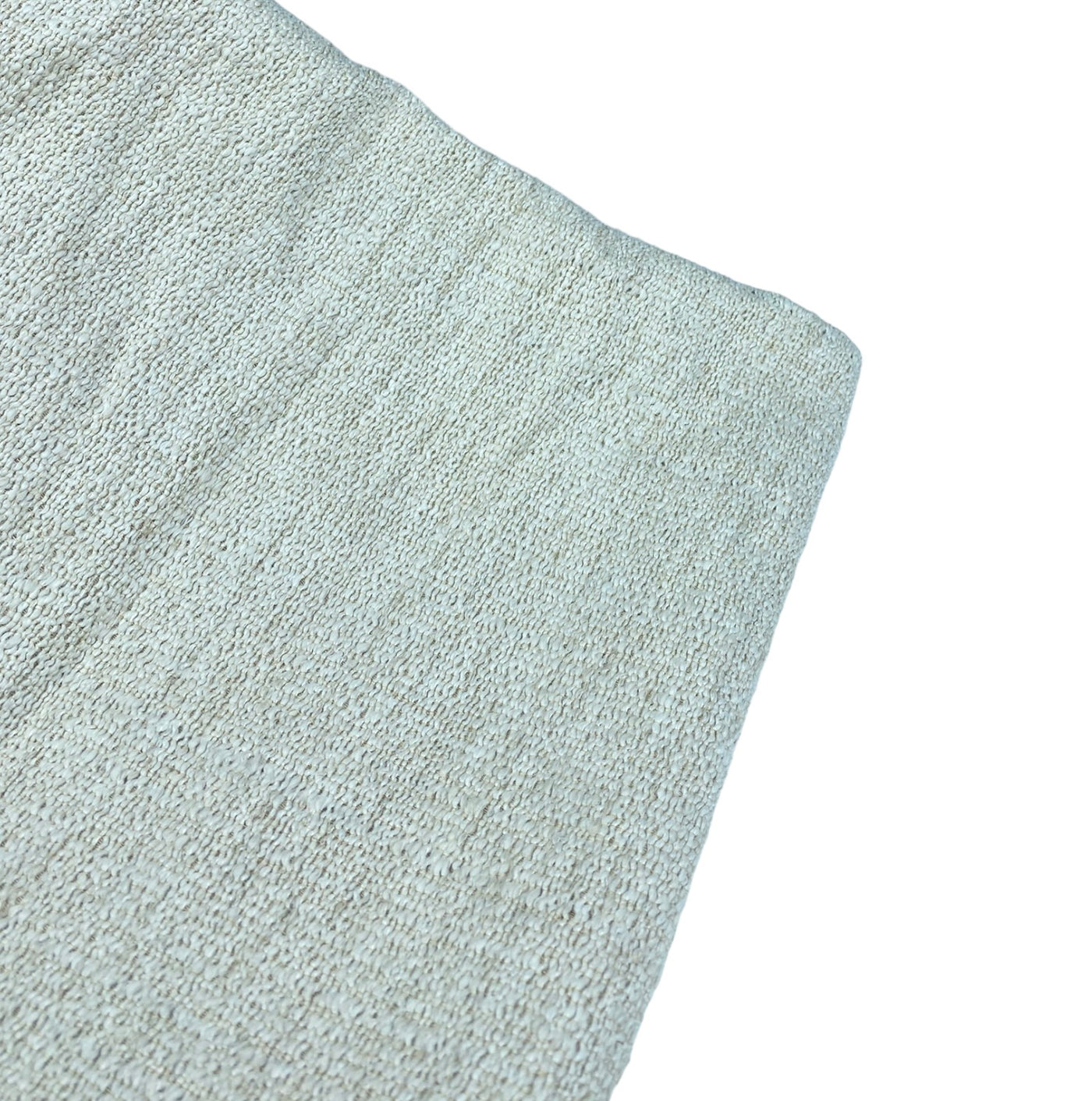 Upholstery Remnant  - White/Beige