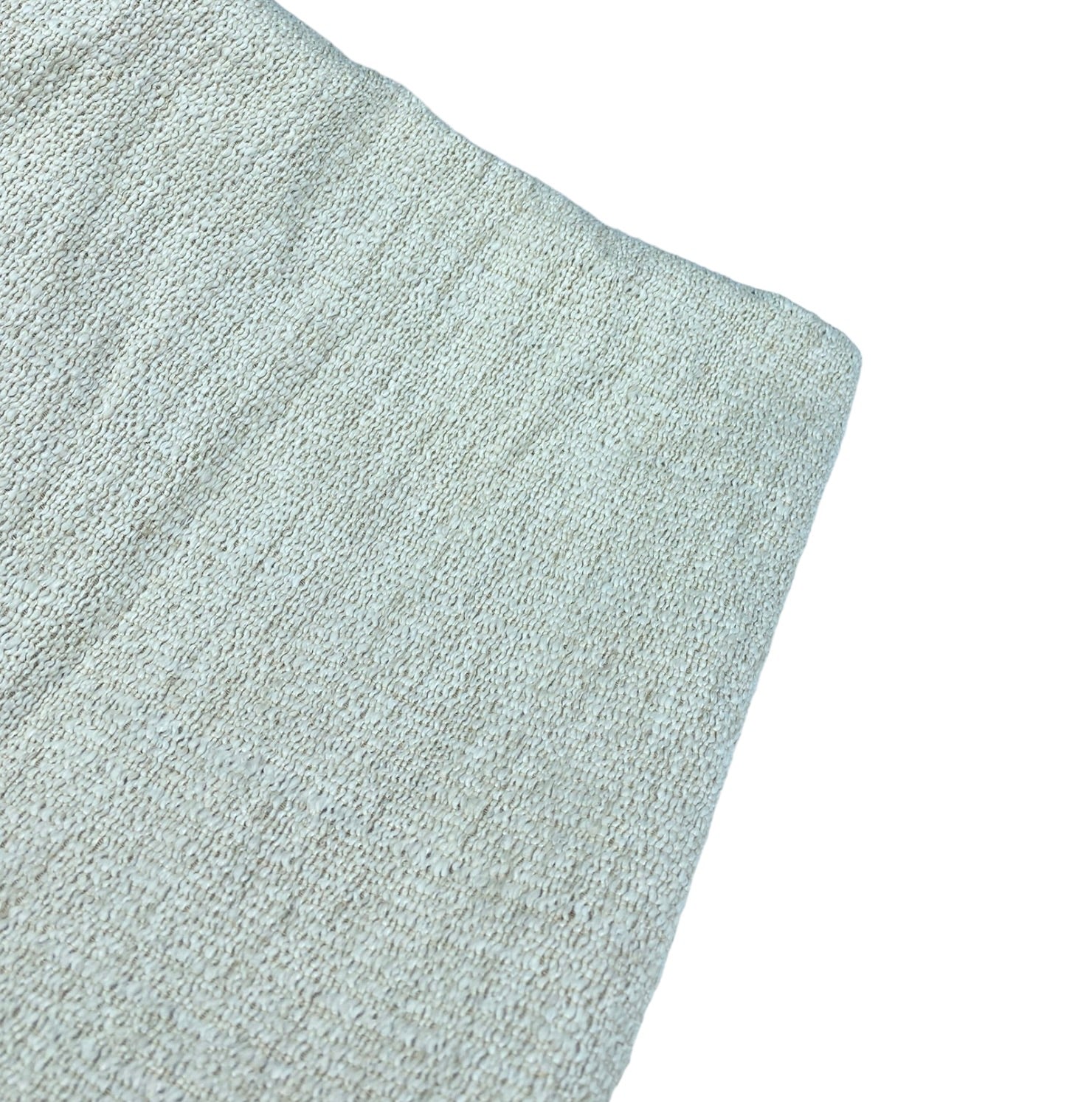 Upholstery Remnant  - White/Beige