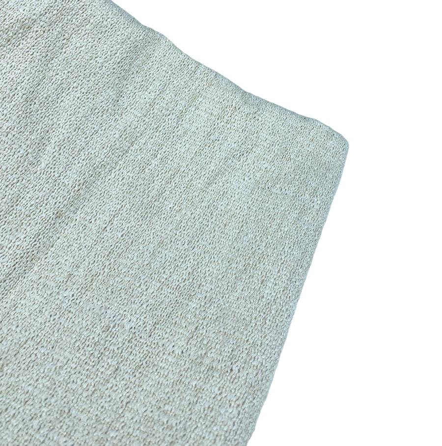 Upholstery Remnant  - White/Beige