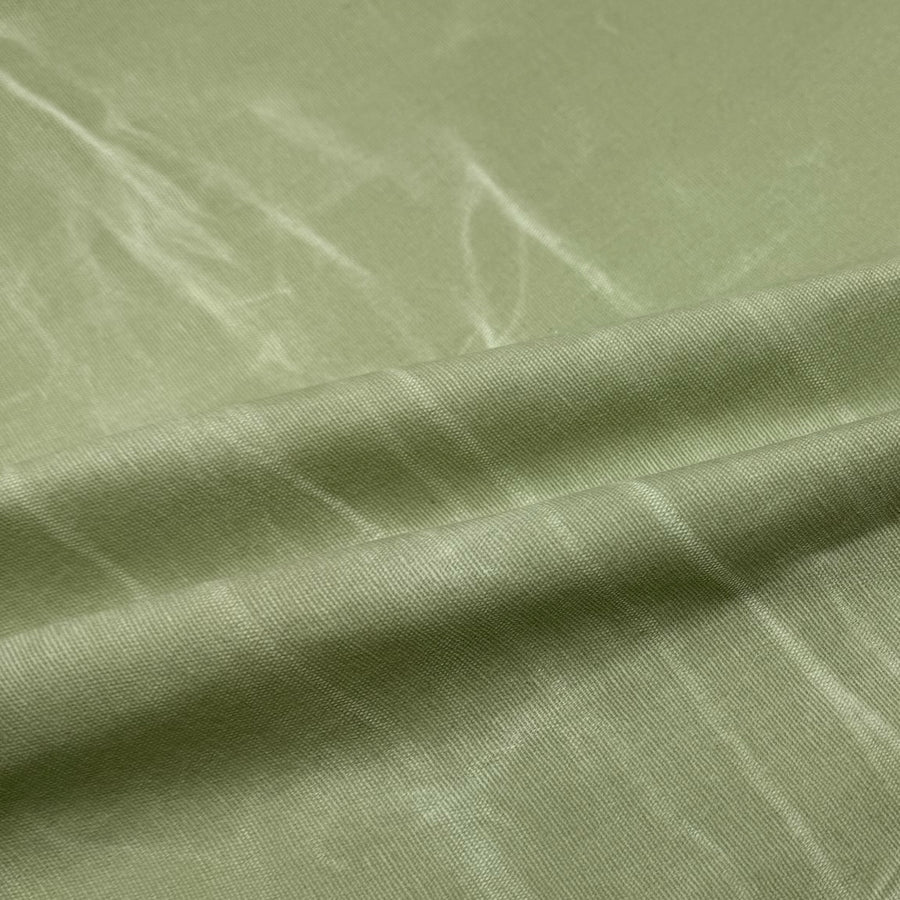 Waxed Cotton Canvas 10oz Beeswax - Mist Green