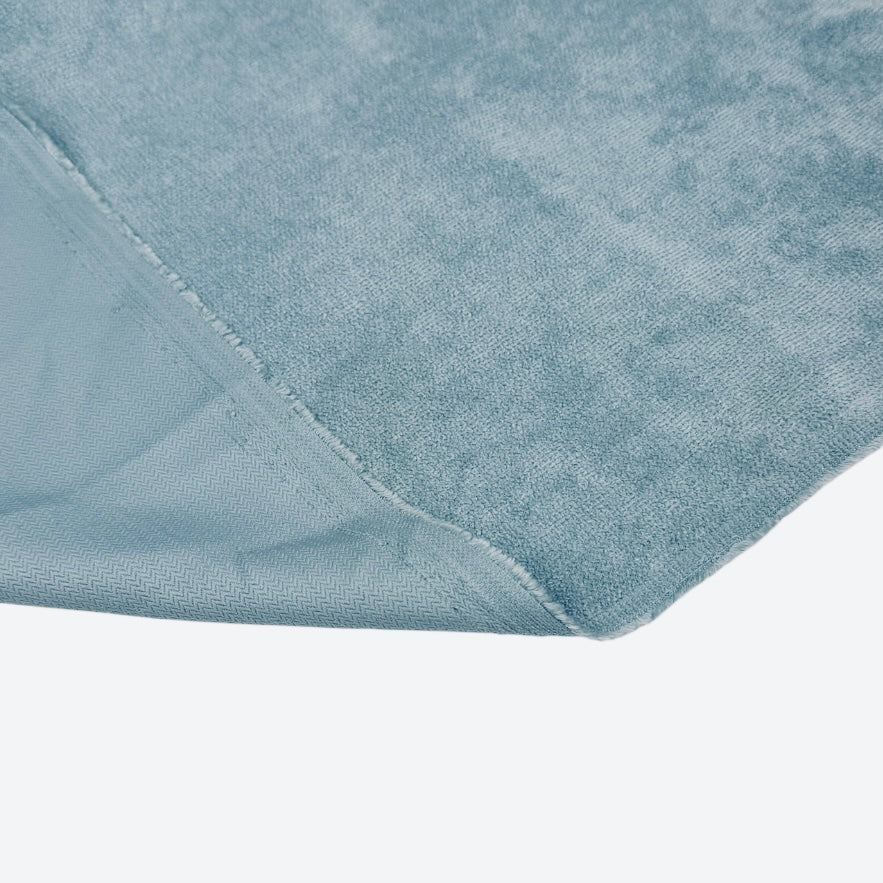 Chenille Upholstery Remnant - Aqua