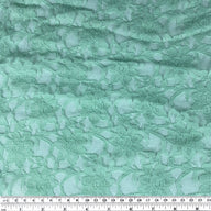 Floral Corded Lace - Mint