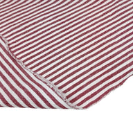 Striped Organic Cotton - Red/White