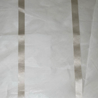 Striped Silk Organza - Beige