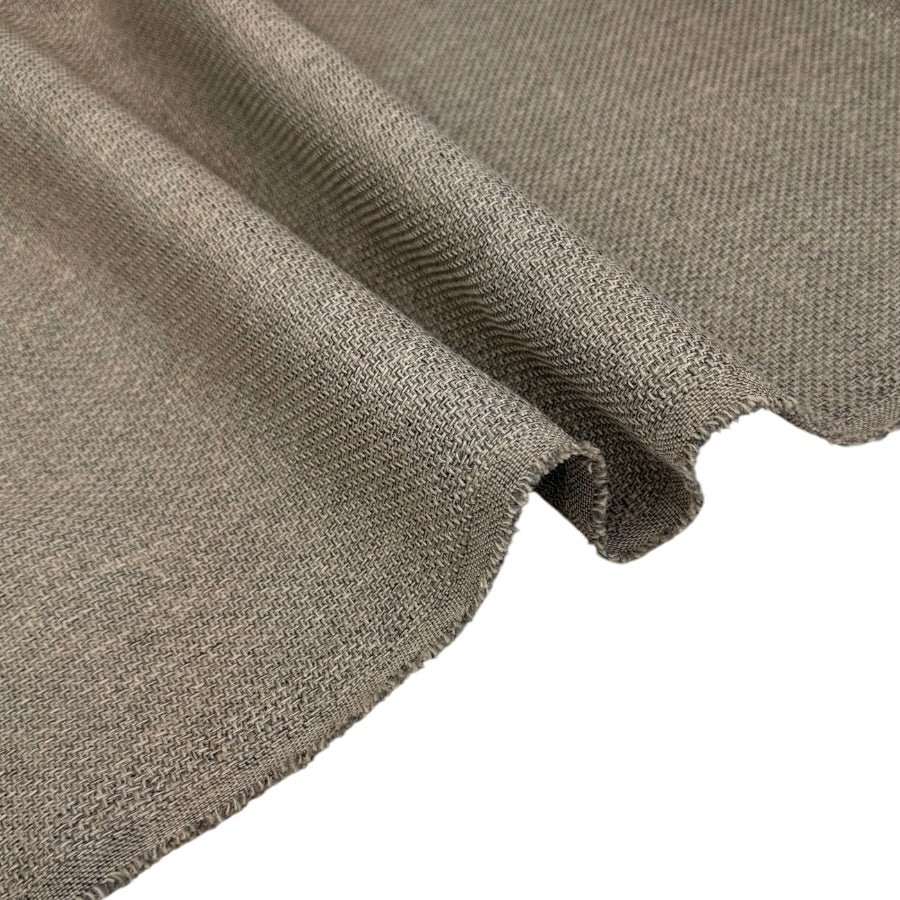 Woven Upholstery Remnant - Beige/Black