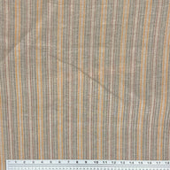 Striped Medium Weight Linen - Brown