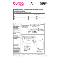 Burda Style 5994 - Kitchen Accessories Sewing Pattern