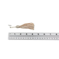 Decorative 3” Tassel - Ivory/Beige