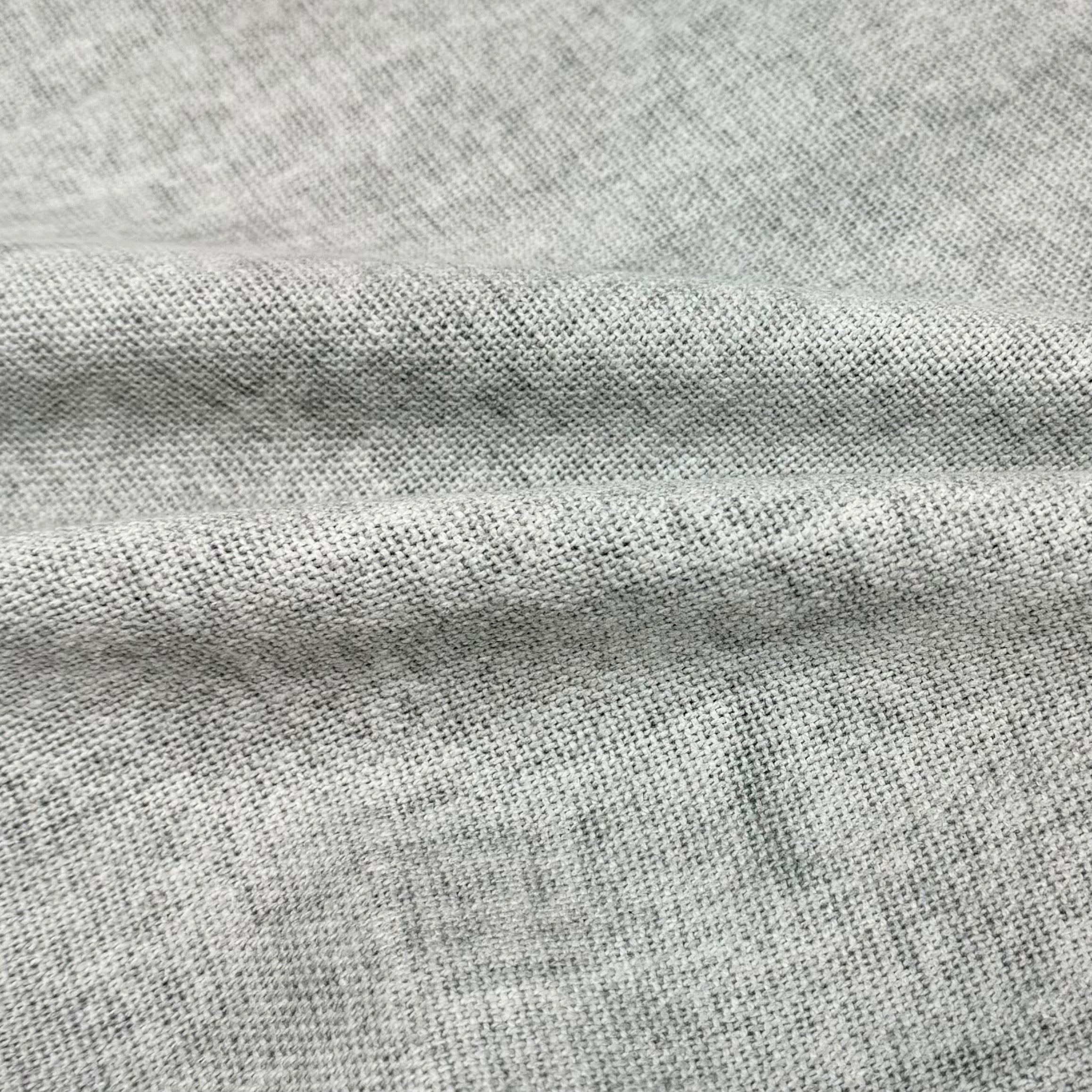 Woven Cotton/Linen Upholstery Remnant - Stonewashed Grey