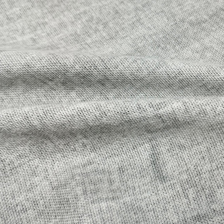 Woven Cotton/Linen Upholstery Remnant - Stonewashed Grey