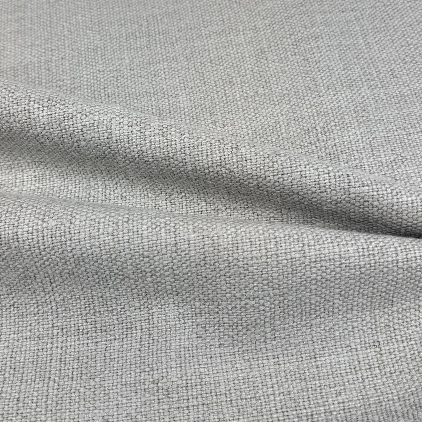 Woven Cotton/Linen Upholstery Interfaced Remnant - Grey