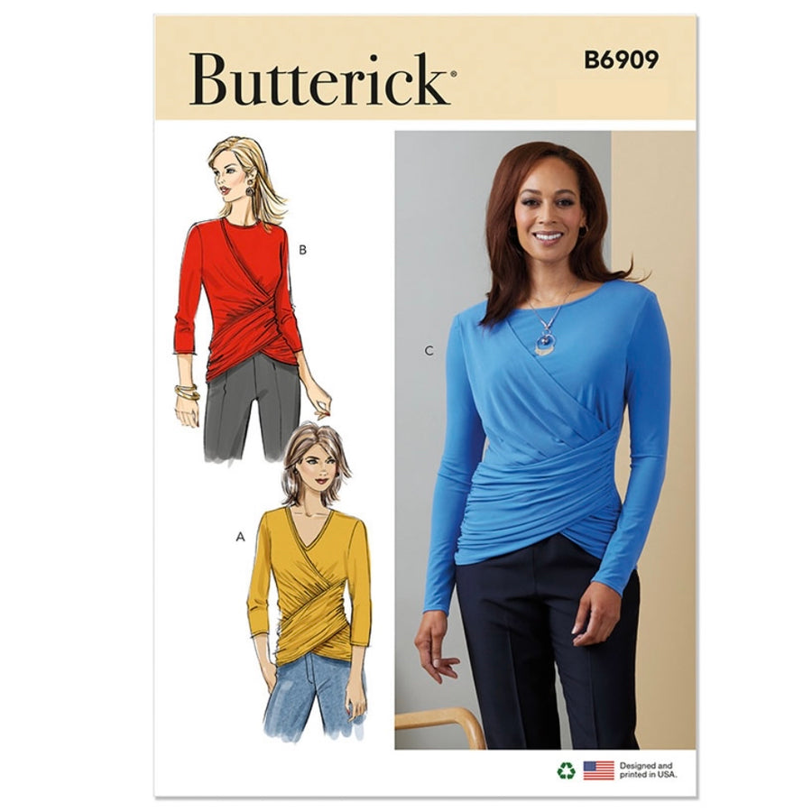 Butterick B6909 Knit Top Sewing Pattern