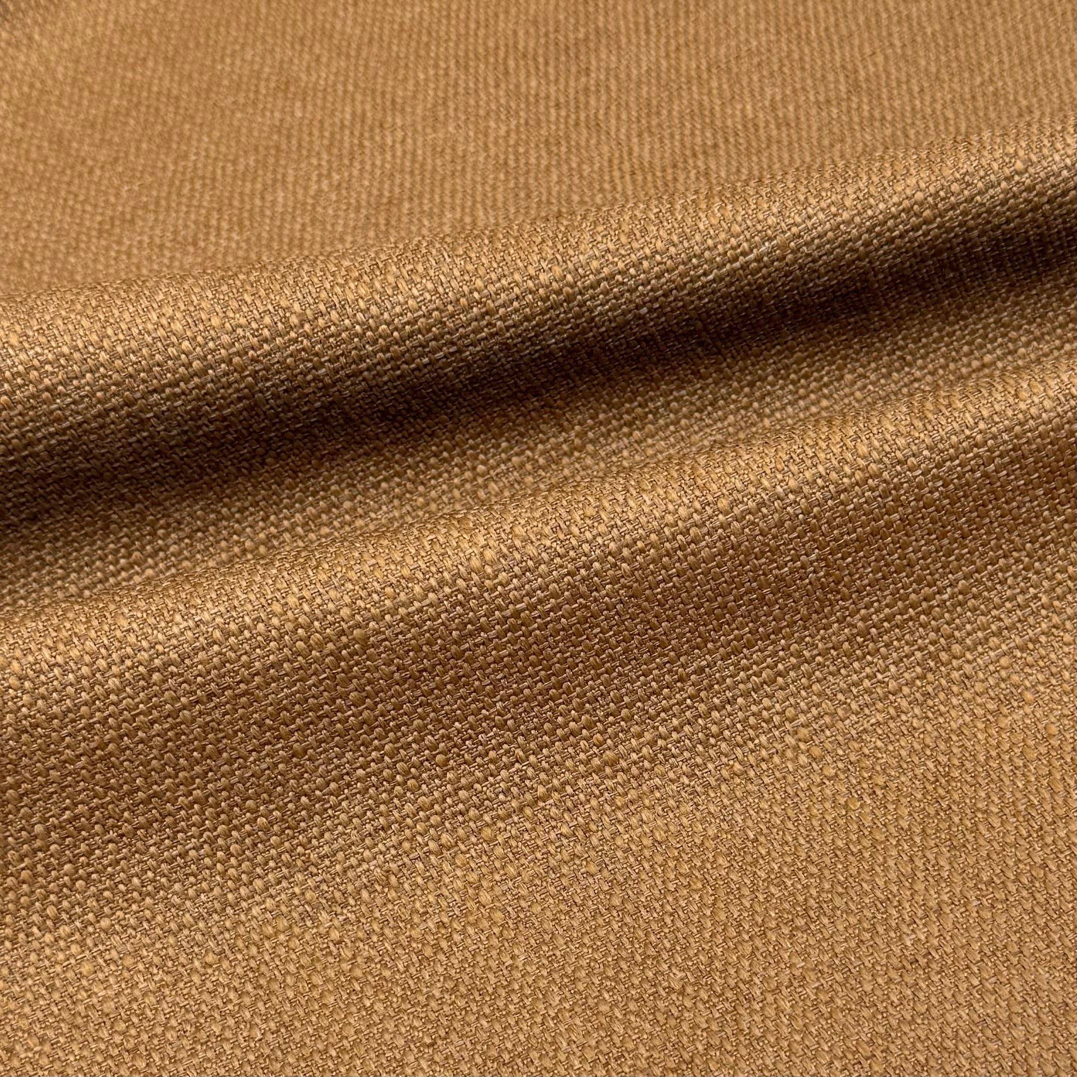 Woven Interfaced Upholstery Remnant - Gold