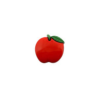 Apple Novelty Shank Button 15mm 2 count