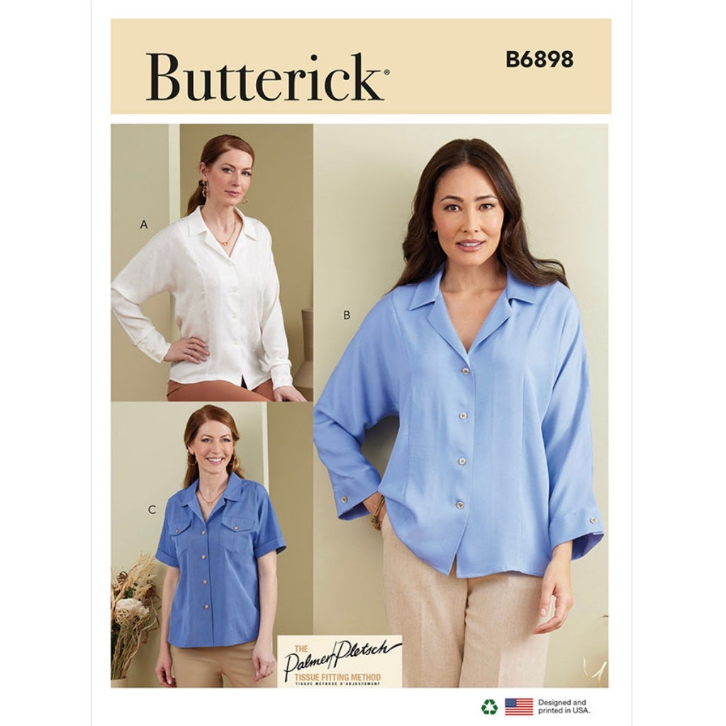 Butterick B6898 Top By Palmer/Pletsch Sewing Pattern